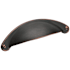 Amerock Cup Pulls 2-1/2 Inch Center to Center Cup Cabinet Pull Oil Rubbed Bronze