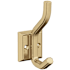 Amerock Aliso Double Robe Hook Champagne Bronze