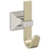 Amerock Burbank Single Robe Hook Golden Champagne / Satin Nickel
