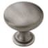 Amerock Edona (4) 1-1/4 Inch Mushroom Cabinet Knob - 4 Pack Antique Silver