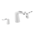 Anzzi Pendant 1.2 GPM Widespread Bathroom Faucet Polished Chrome
