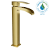 Anzzi Key 1.2 GPM Vessel Single Hole Bathroom Faucet Brushed Gold