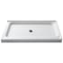 Anzzi Port 36" x 48" Double Threshold Shower Base with Center Drain Glossy White