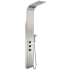 Anzzi Arc Thermostatic Shower Panel with Shower Head, Hand Shower, Bodysprays, Hose, and Valve Trim Brushed Stainless Steel