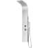 Anzzi Anchorage 62" Thermostatic Shower Panel with Single Function Rain Shower Head with 2 Jet Body Sprays Brushed Steel