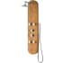 Anzzi Crane 52" Thermostatic Shower Panel with Single Function Rain Shower Head with 4 Jet Body Sprays Natural Bamboo