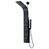 Anzzi Aura Thermostatic Shower Panel with Shower Head, Hand Shower, Body Sprays, Shower Arm and Hose Matte Black