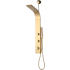 Anzzi Cici Retrofit Shower with Shower Head, Hand Shower, Body sprays, and Hose Brushed Gold