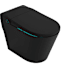 Anzzi Envo Aura 1.28 GPF Auto Flush Floor Mounted One Piece Elongated Chair Height Smart Toilet with Bidet and Left Hand Lever - Seat Included Matte Black