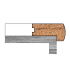 APC Cork Assortment 78" Stair Nose For Use With APC-EROS-A Cork Flooring (Maple Wood Stained to Match) Eros