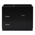 Ariel Hamlet 42" Single Free Standing Vanity Cabinet Only - Less Vanity Top Black