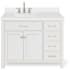 Ariel Bristol 42" Thick Quartz Vanity Top White
