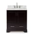 Ariel Stafford 30" Free Standing Single Basin Vanity Set with Cabinet and Marble Vanity Top Espresso