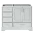 Ariel Stafford 43" Single Free Standing Vanity Cabinet Only - Less Vanity Top Grey