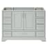 Ariel Stafford 48" Single Free Standing Vanity Cabinet Only - Less Vanity Top Grey