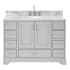 Ariel Stafford 49" Free Standing Single Basin Vanity Set with Cabinet and Marble Vanity Top Grey