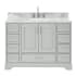 Ariel Stafford 48" Free Standing Single Basin Vanity Set with Cabinet and Marble Vanity Top Grey