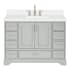 Ariel Stafford 49" Free Standing Single Basin Vanity Set with Cabinet and Quartz Vanity Top Grey