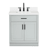 Ariel Hepburn 32" Free Standing Single Basin Vanity Set with Cabinet and Quartz Vanity Top Grey