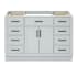 Ariel Hepburn 48" Single Free Standing Vanity Cabinet Only - Less Vanity Top Grey