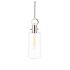 Artcraft Lighting Single 5" Wide Mini Pendant Satin Nickel
