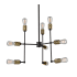Artcraft Lighting Jersey 9 Light Chandelier Vintage Brass