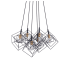 Artcraft Lighting Artistry 6 Light 28" Wide Multi Light Pendant Matte Black / Harvest Brass
