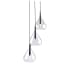 Artcraft Lighting Conic 3 Light 15" Wide Multi Light Pendant Black