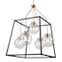 Artcraft Lighting Bridgetown 5 Light 28" Wide Chandelier Black / Harvest Brass
