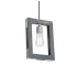 Artcraft Lighting Gatehouse 8" Wide Wood Mini Pendant Dark Pine / Brushed Nickel
