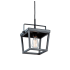 Artcraft Lighting Carriage 9" Wide Mini Pendant Black