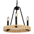 Artcraft Lighting Perris 3 Light 16" Wide Candle Style Smart Chandelier Black