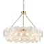 Artcraft Lighting Bloom 32" Wide Chandelier Brass / Clear