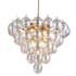 Artcraft Lighting Globo 33" Wide Chandelier Brushed Brass / Iridescent