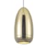 Artcraft Lighting Royal Pearl 14" Wide LED Pendant Gold