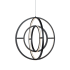 Artcraft Lighting Celestial 22" Wide LED Abstract Pendant Matte Black