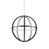 Artcraft Lighting Celestial 14" Wide LED Abstract Pendant Matte Black