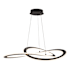 Artcraft Lighting Wave 32" Wide LED Abstract Chandelier Black