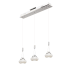Artcraft Lighting Odyssey 12 Light 28" Wide LED Abstract Linear Pendant Chrome