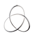 Artcraft Lighting Orion 12" Wide LED Abstract Pendant Grey