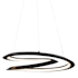 Artcraft Lighting Ara 16" Wide LED Suspension Pendant Black