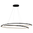 Artcraft Lighting Ara 20" Wide LED Abstract Chandelier Black