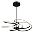 Artcraft Lighting Equinox 21" Wide LED Abstract Chandelier Black