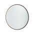 Artcraft Lighting Reflections 23-3/4" Diameter Circular Flat Accent Mirror Matte Black