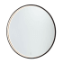 Artcraft Lighting Reflections 32" Diameter Circular Flat Accent Mirror Matte Black