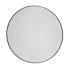 Artcraft Lighting Reflections 23-1/2" W x 23-5/8" H Transitional Oval Framed Bathroom Wall Mirror with Light Matte Black