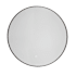 Artcraft Lighting Reflections 31-1/2" Diameter Transitional Oval Framed Bathroom Wall Mirror with Light Matte Black