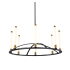 Artcraft Lighting Infiniti 32" Wide LED Ring Chandelier Matte Black / Brass