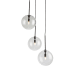 Artcraft Lighting Pinpoint 3 Light 18" Wide Multi Light Pendant Black