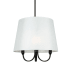 Artcraft Lighting Rhythm 3 Light 16" Wide Smart Multi Light Pendant Black